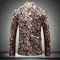 Floral Anzug Asiatische Jacken Mode Gedruckt Neue Männlichen - Bild 4