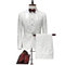 Prom Smoking Weiß Tweed Slim Fit Blazer Anzüge Schal Revers - Bild 1