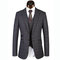 3 Stück Jacke + Hosen + Weste Plaid Anzüge Herren Anzug Plus Größe 56 Herrenanzüge - Bild 2
