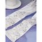 Satin Paillette Weiß Elegant Brauthandschuhe - Bild 2