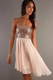 Lässige Kleidung Damen Trägerlos Sexy Polyester Club Kleider