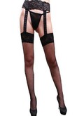 Schick Sexy Mesh Glamourös Locken Schier Strumpfhalter