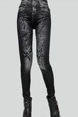 Polyester Frauen-Leggings Elasthan Mode Heiß Club Kleider