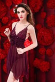 Charmant Sexy Heiß Schier Fantastisch Rot Babydoll