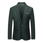 Mann Smart Einzigen Taste Blazer Slim Fit Büroarbeit Business Event