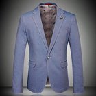 Neue Freizeit Kerbe Revers Kostüm Homme Herbst Blazer Masculino