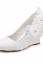 Luxus Vintage Frühling Sommer Modern Brautschuhe