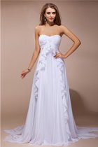 Herz-Ausschnitt Chiffon Etui Reißverschluss Normale Taille Ballkleid