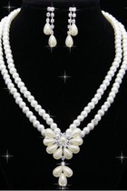 Wunderbar Chic|Modern Perlenstickerei Brautschmuck