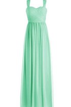 A-Line Reißverschluss Chiffon Bescheidenes Brautjungfernkleid mit Natürlicher Taille