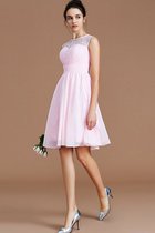 Normale Taille Prinzessin a linie Mini Brautjungfernkleid mit Herz-Ausschnitt