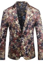 Luxus Asiatische Dünne Klage Blazer Männlichen Jacke