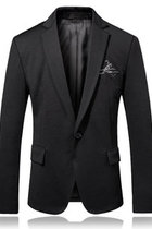 Männliche Blazer Jacke Mode Boutique Business Zugeknöpft Mantel