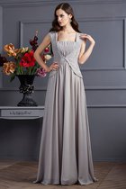 Natürliche Taile Chiffon Prinzessin A-Linie Ärmellos Abendkleid