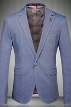 Neue Freizeit Kerbe Revers Kostüm Homme Herbst Blazer Masculino