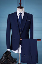 Hose Asiatische Set Business Männer Vest Einfarbig Anzüge