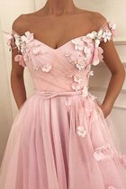Zart A Linie Normale Taille Prinzessin Ärmelloses Ballkleid aus Tüll mit Applike