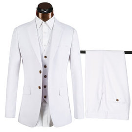 Business Jacke + Pants + Weste Anzüge 3 Stücke Männer Männer Hochzeit Neue Männer