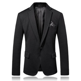 Männliche Blazer Jacke Mode Boutique Business Zugeknöpft Mantel