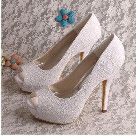 Plattform High Heels Plateau Höhe 0.98 Zoll Modern Hochzeitsschuhe