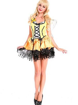 Gelb Schmetterling Halloween Cosplay & Kostüme