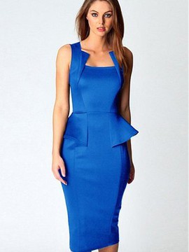 Bodycon Damen Polyester Elegant Club Kleider
