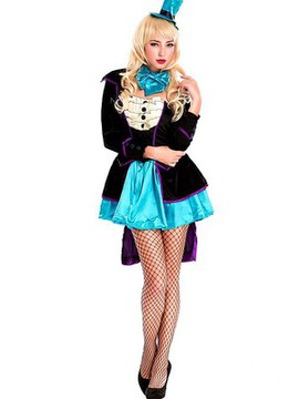 Prinzessin Halloween Blau Cosplay & Kostüme