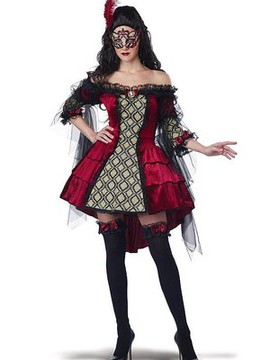 Tolle Spitze Halloween Satin Cosplay & Kostüme