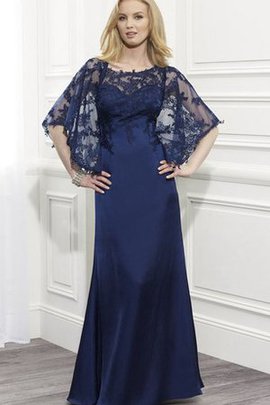 Enganliegendes Vintage Bateau Ausschnitt Halbe Ärmeln Spitze Ballkleid