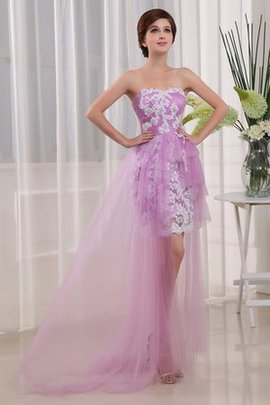Paillettenbesetztes Ärmelloses Stilvolles Cocktailkleid mit Reißverschluss mit Applike