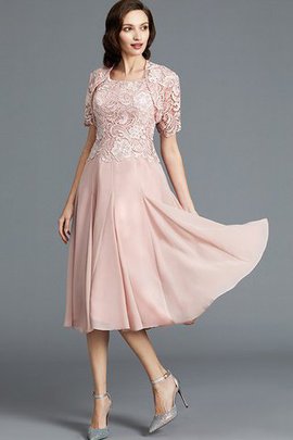 Ärmellos Schaufel-Ausschnitt a linie Prinzessin Chiffon Brautmutterkleid