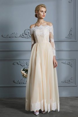 Fantastisch Schulterfrei Prinzessin Bodenlanges Brautkleid