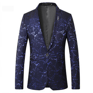 Luxus Langarm Anzug Mens Fashion Asiatische Mantel Business