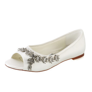 Sommer Elegant Flache Schuhe Hochzeitsschuhe