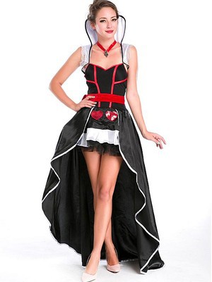 Schwarz Halloween Königin Cosplay & Kostüme - Bild 1