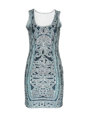 Blumen Drucken Kleid Stil Club Kleider - Bild 1