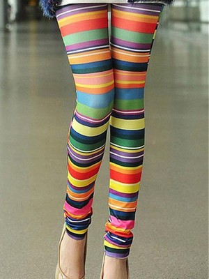 Elasthan Polyester Heiß Frauen-Leggings Club Kleider - Bild 1