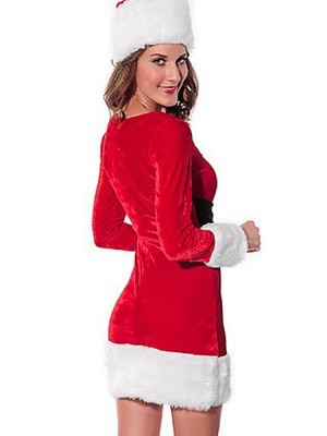 Weihnachten Sexy Ein Stück Polyester Cosplay & Kostüme - Bild 2