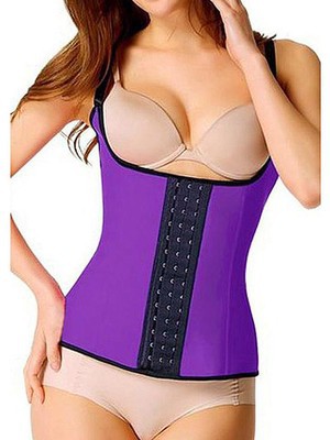 Weste Lila Trainer Taille Latex Bustiers & Korsetts - Bild 1