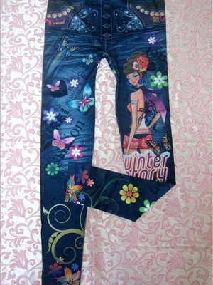 Elasthan Heiß Polyester Schick Frauen-Leggings Club Kleider - Bild 1