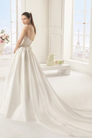 Duchesse-Linie Dom Langes Luxus Brautkleid mit Herz-Ausschnitt - Bild 2
