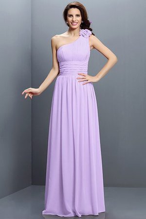 Prinzessin Reißverschluss A-Line Chiffon Plissiertes Brautjungfernkleid - Bild 19