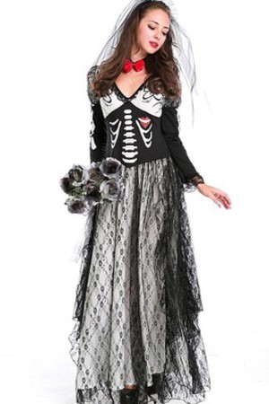 Glamourös Attraktiv Halloween Schwarz Exquisit Fantastisch Cosplay & Kostüme