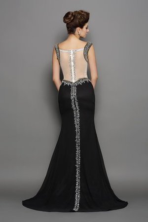 Meerjungfrau Sweep train Normale Taille Ballkleid mit Reißverschluss aus Chiffon - Bild 2