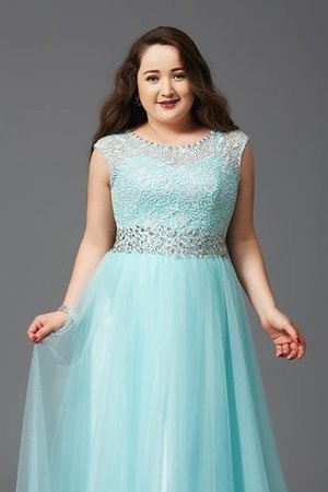 XXL Prinzessin Elastischer Gewebter Satin Bodenlanges Ballkleid ohne Ärmeln - Bild 6