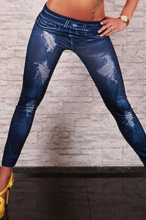 Frauen-Leggings Polyester Heiß Elasthan Club Kleider