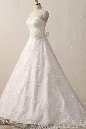 A-Linie Sweep Zug Schick Swing Brautkleid mit Herz-Ausschnitt