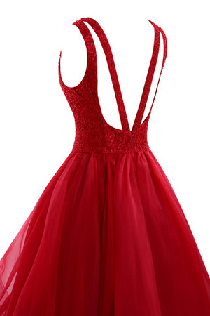 Klassisches Tüll Romantisches Göttin Brautkleid Mehrschichtiges Netzstoff Abendkleid - Bild 8