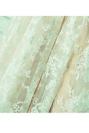 Ärmellos Prinzessin A-Linie Knöchellanges Blumenmädchenkleid mit Reißverschluss - Bild 5