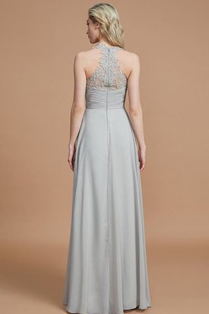 Reißverschluss Normale Taille A-Linie Chiffon Gerüschtes Brautjungfernkleid - Bild 36